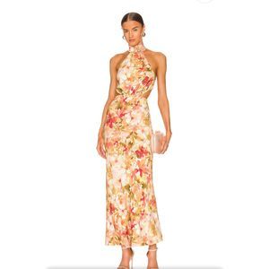 REVOLVE Floral Halter Maxi Dress - Multicolor